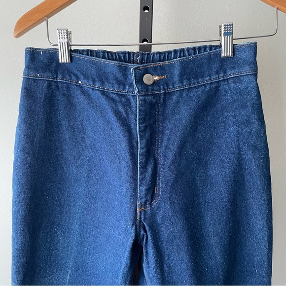 Vintage Wrangler Denim Jeans High Rise Longline Size 30 Tall 70s 80s - Picture 11 of 12